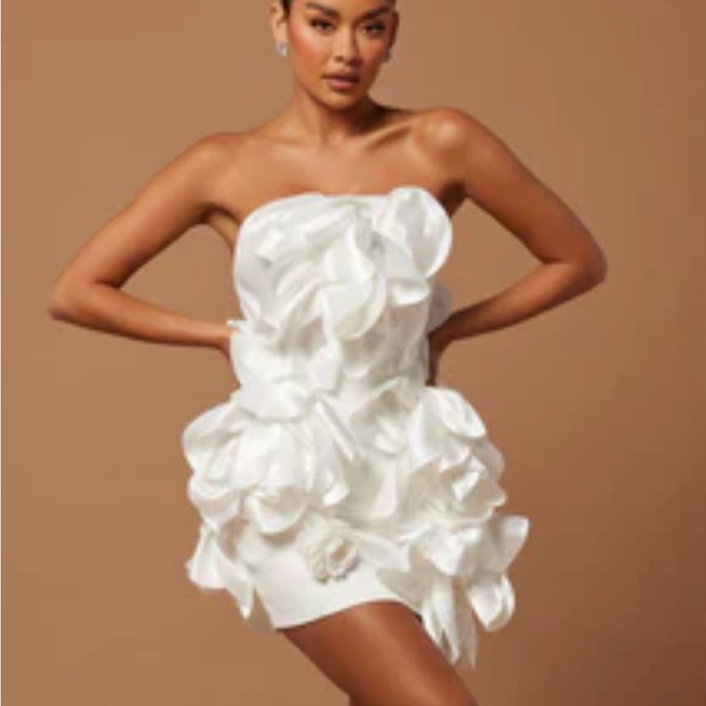 White Floral Dress